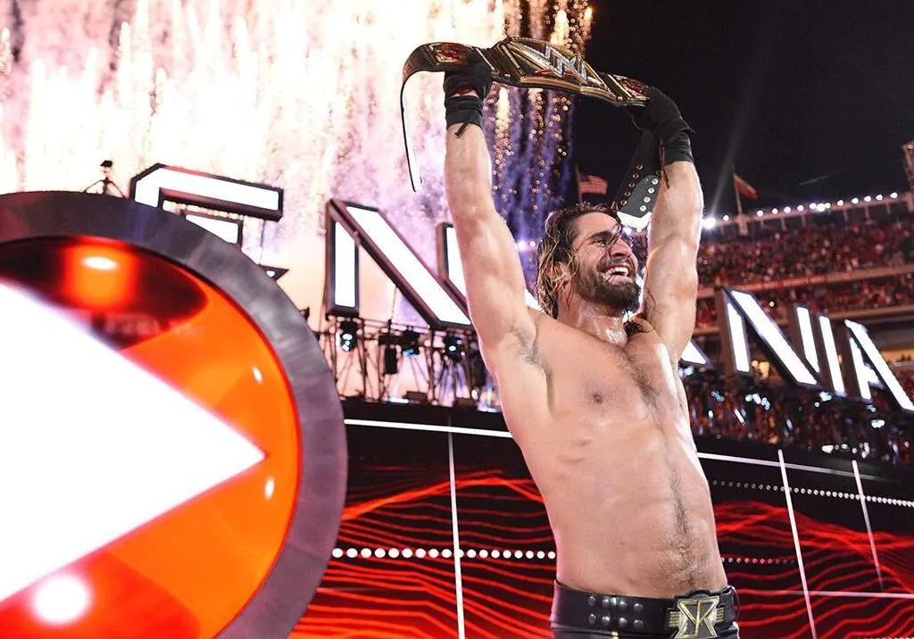 Wrestlemania 31 Seth Rollins Money in the bank Cash In