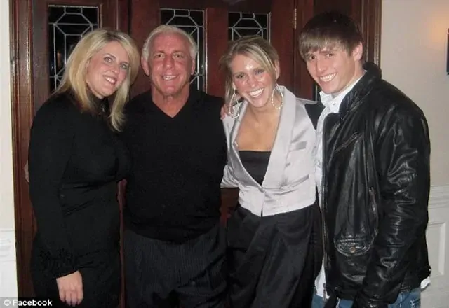 Charlotte Flair and her brother Reid Flair